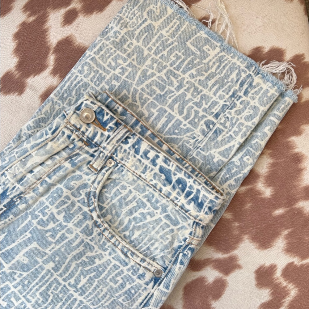 All Saints Light Blue Textured Women Jeans